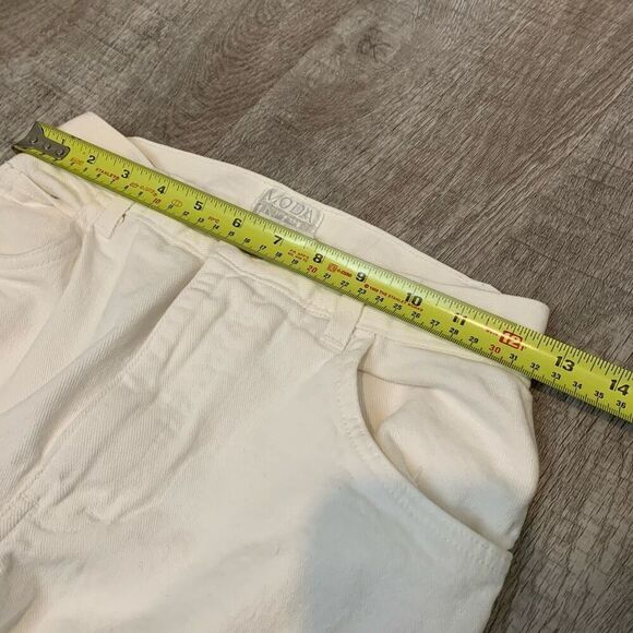 Vintage Moda International White Mid Rise Jeans 6 Straight Denim - Picture 4 of 7